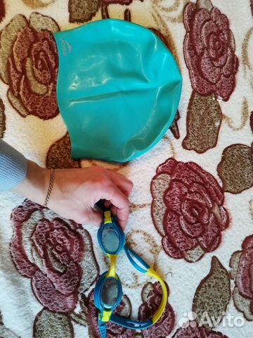 Шапочка/очки/полотенца для плавания детские