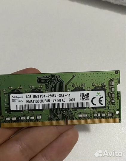 Оперативная память DDR4 8GB 2666mhz