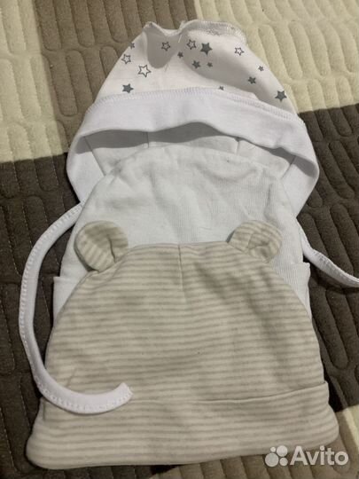 Шапочки для новорожденнвх