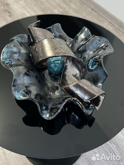 Интерьерная керамическая ваза ручной работы