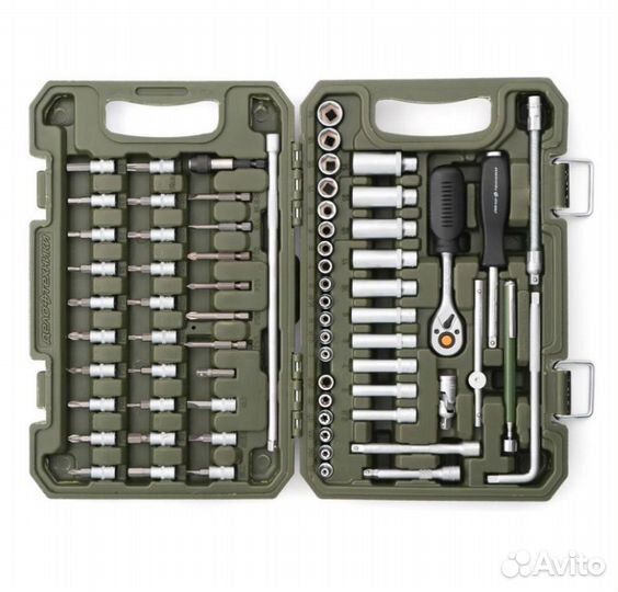 Набор головок и принадлежностей 1/4