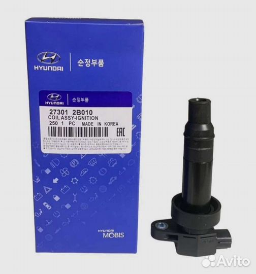 Катушка зажигания Solaris Rio Hyundai