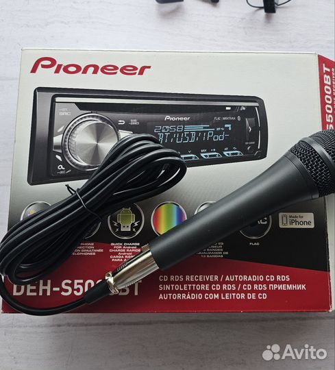 Микрофон для караоке с проводом