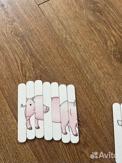 Пазлы деревянные для малышей