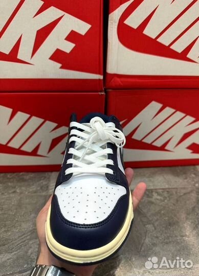 Кроссовки Nike dunk low vintage navy