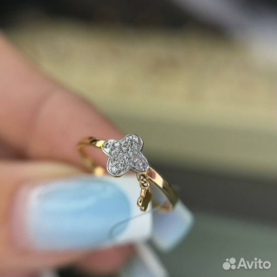 Золотое женское кольцо 585 золото