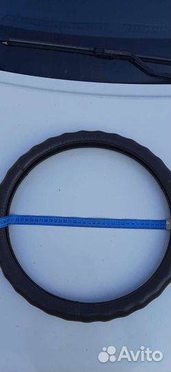 Оплётка рулевого колеса, натуральная кожа