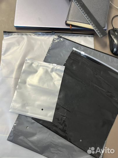 Пакеты зип лок с бегунком белые матовые