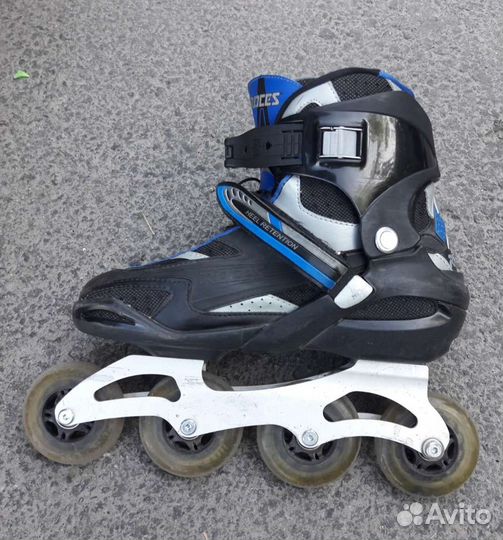 Роликовые коньки roces р42 (к-т защиты)