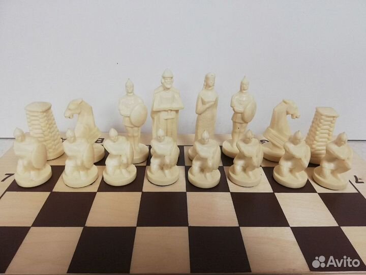 Шахматы СССР рыцари богатыри