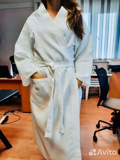 Халат вафельный для саун/бань/салонов Турция