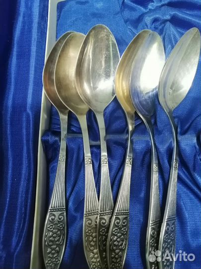 Приборы столовые мельхиоровые времен СССР