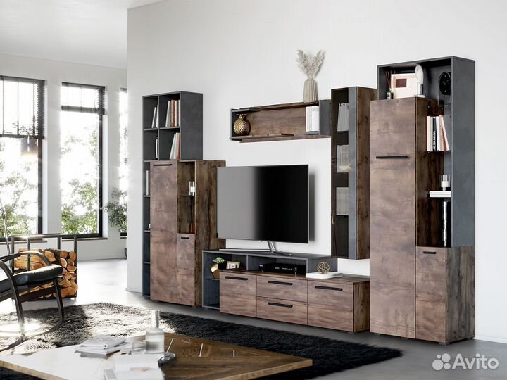 Мебель в гостиную новая Глазго модульная Мебельгра
