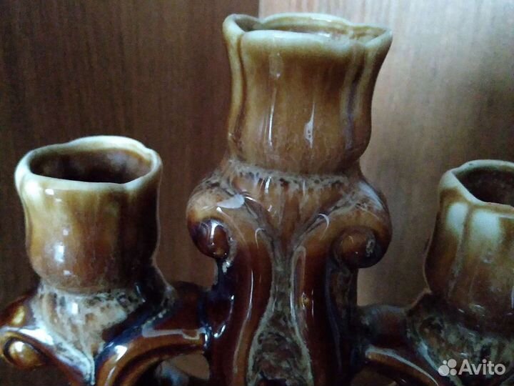 Подсвечник керамика