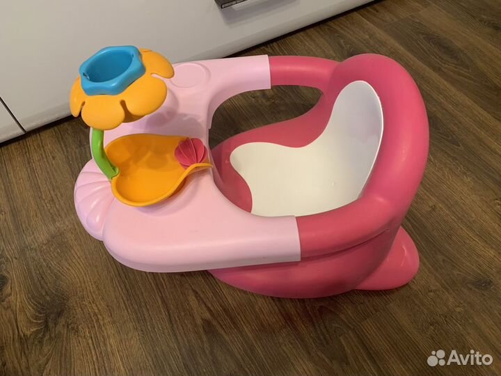Стульчик сиденье для ванны Smoby Cotoons Розовый