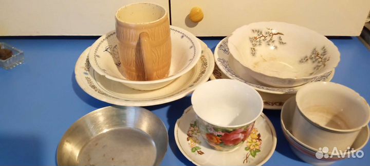 Столовая посуда б/у на дачу