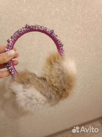 Меховые наушники