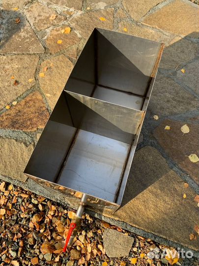 Бак из нержавейки для бани 90 литров