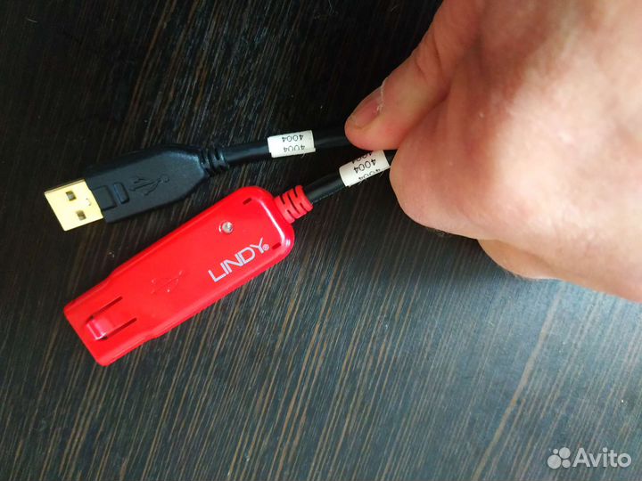 Активный удлинительный кабель.Usb. 8m. Lindy