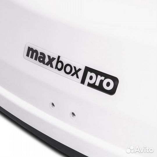 Автобокс на крышу MaxBox PRO 430 белый