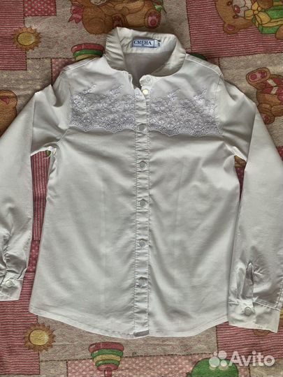Рубашка для девочки 140