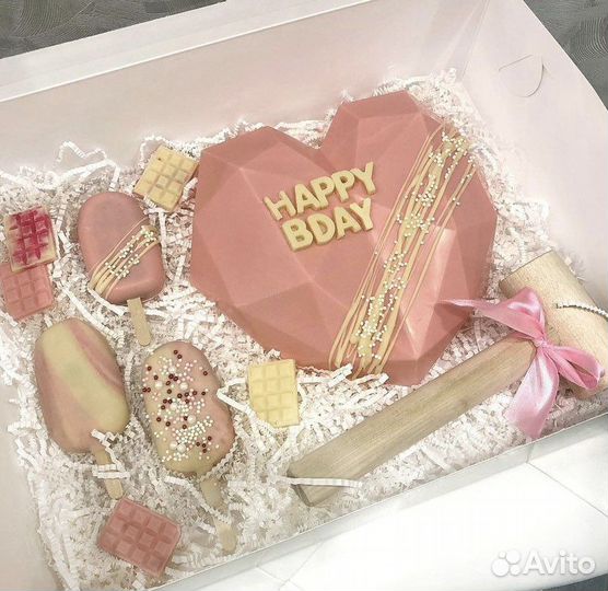 Шоколадное сердце с сюрпризом