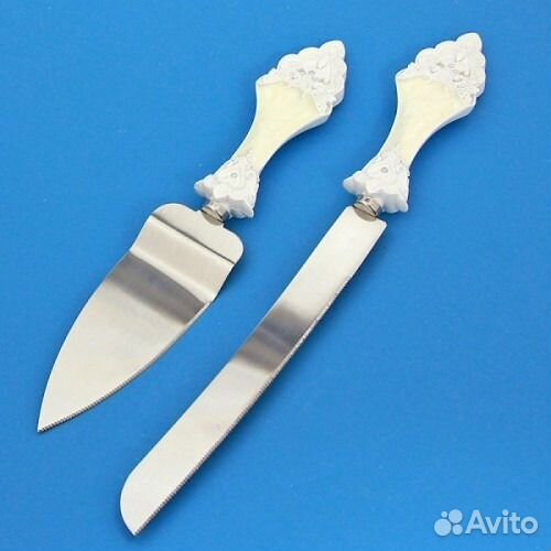 Новый Нож и лопатка для свадебного торта