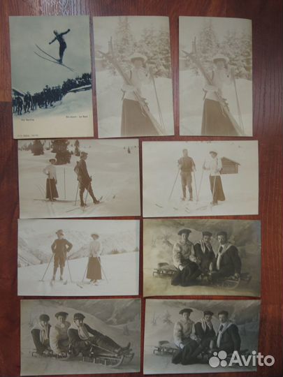 Антикварные открытки 1900-х гг
