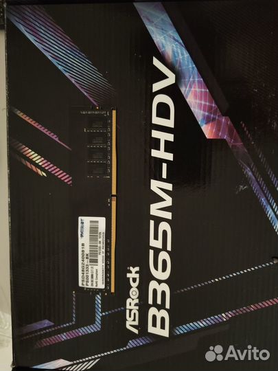 Intel Core i5 8500 + Asrock B365M-HDV+8Gb