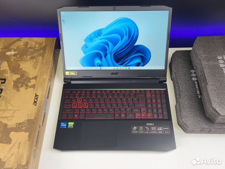 Acer Nitro 5 RTX 3050 i5-11400H 16/512GB 144Hz