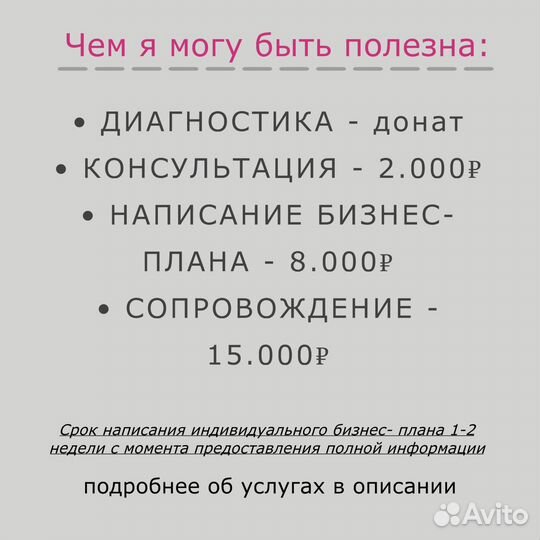 Бизнес-план для соц. контракта