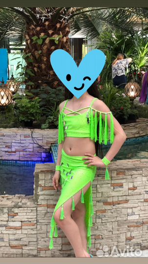 Костюм для восточных танцев детский