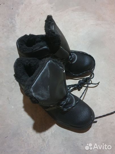 Ботинки кожа