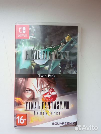 Картридж Final fantasy 7 + 8 remastered для Switch