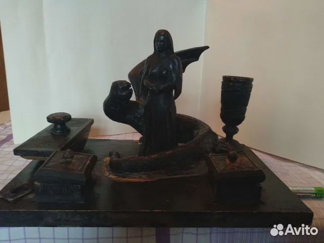 Старинный письменный прибор СССР из дерева