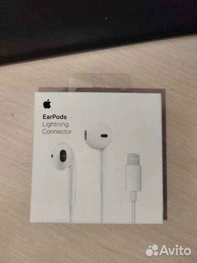 Наушники apple earpods lightning