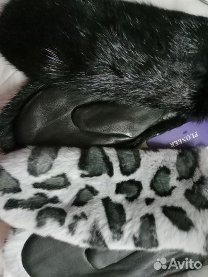 Варежки зимние женские