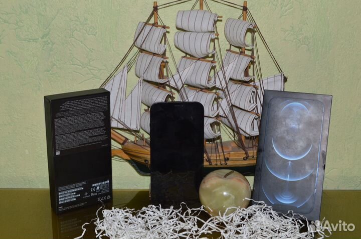 iPhone 12 Pro Max 256 Pacific Blue Ростест,Идеал