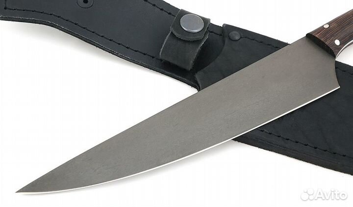 Нож Шеф №8 сталь Х12мф, рукоять венге