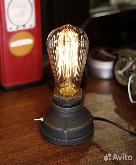 Декоративные настольные лампы loft (маленькие)