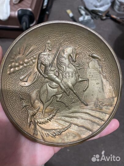 Пепельница Богатырь на распетье СССР