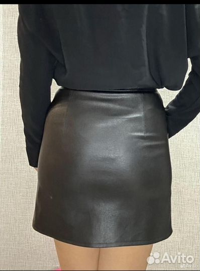 Кожаная юбка