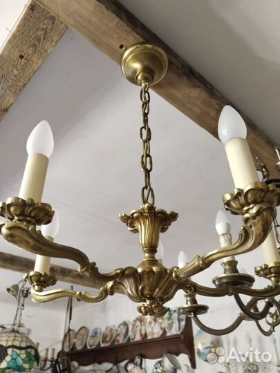 Старинная Люстра с Бра