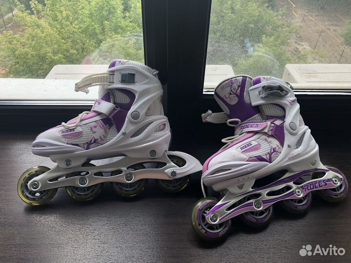 Ролики Roces + комплект защиты