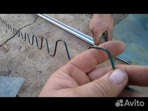 Крепление зиг заг для теплиц, пленки