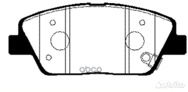 Колодки тормозные дисковые GK0551 CTR