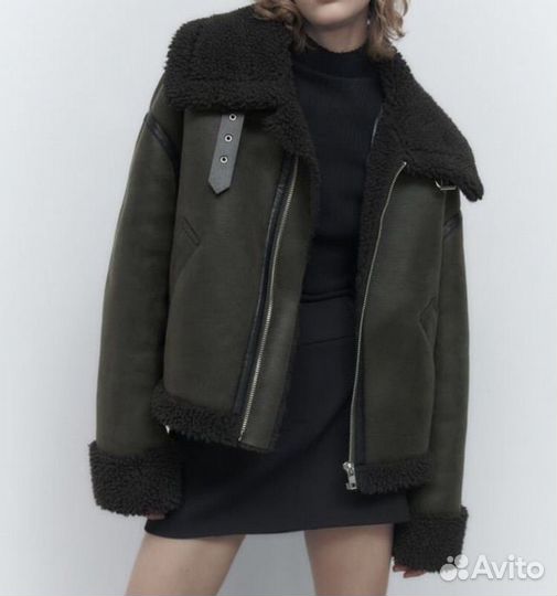 Дубленка zara xs