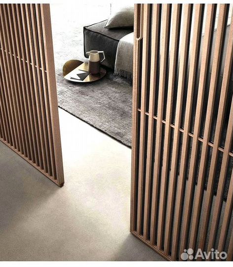 Межкомнатная перегородка из реек