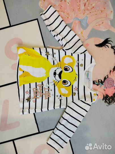 Вещи пакетом на девочку 80-86