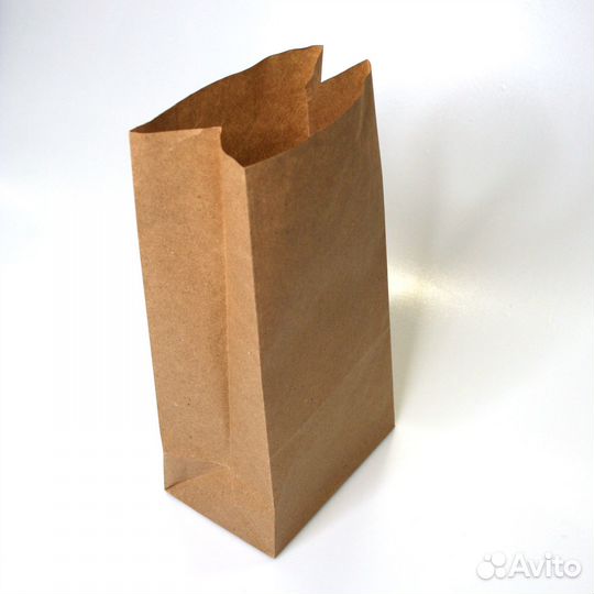 Бумажные крафт пакеты с ручками или без в наличии